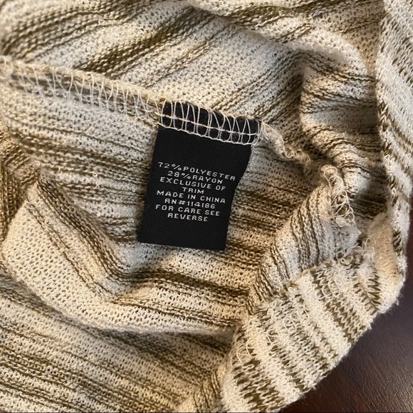 Verve Ami Striped Twist front sweater-Size Small - Picture 7 of 8